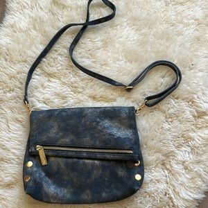 HAMMIT VIP MEDIUM Pewter color crossbody
